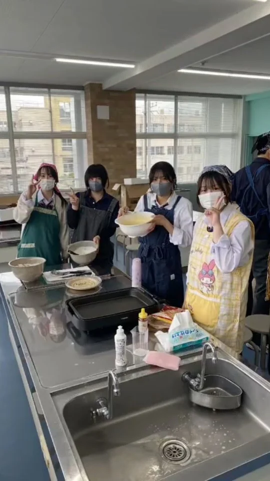 わせがくPURE　常総本校

調理実習
ホットケーキ🥞作りをしました✨
美味しそうにできました😊

楽しい実習になりました☺️

#ホットケーキ　#調理　#はちみつ　#美味しい
#パンケーキ